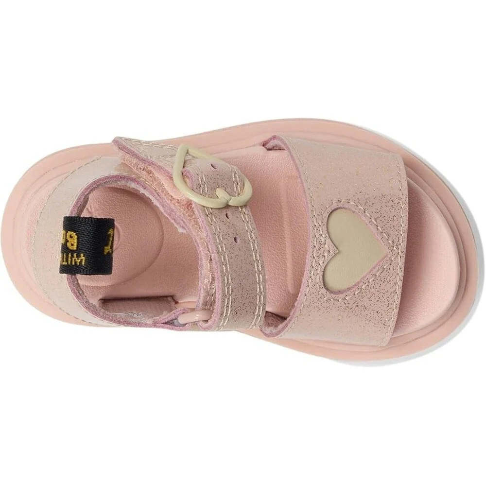 Dr. Martens Marlowe Hearts Strappy Kids 9 Powder Pink Leather Sandals ZOGG2716 - Picture 12 of 14